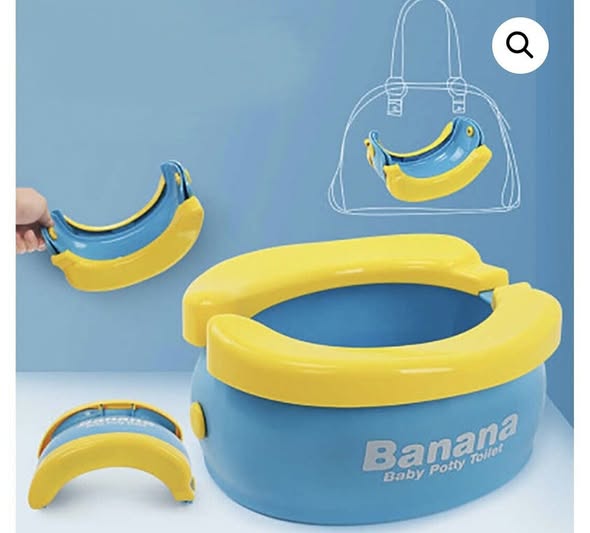 Portable Banana Shaped Baby Travel Potty Seat